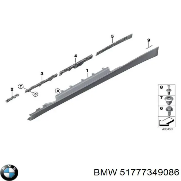  BMW 51777349086 цена, от 108.46 USD
