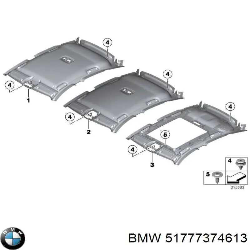 Купить 51777374613 BMW Накладка (молдинг) порога наружная левая