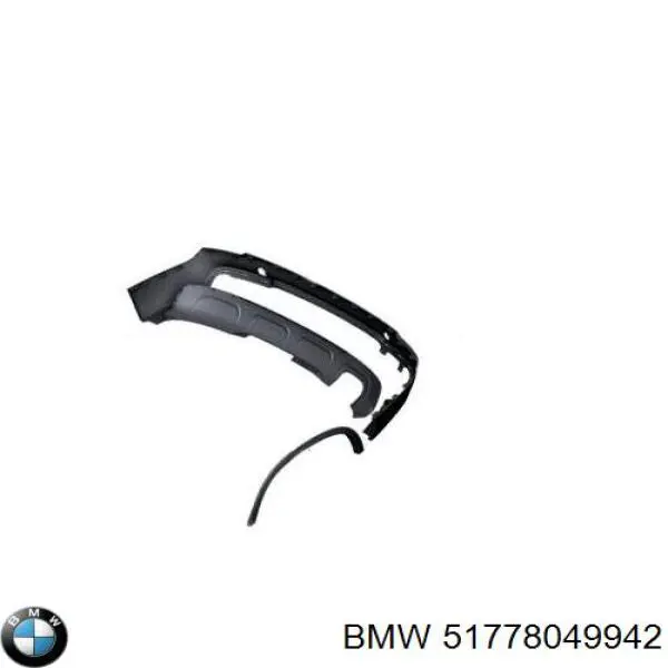 51778049942 BMW расширитель (накладка арки заднего крыла правый)