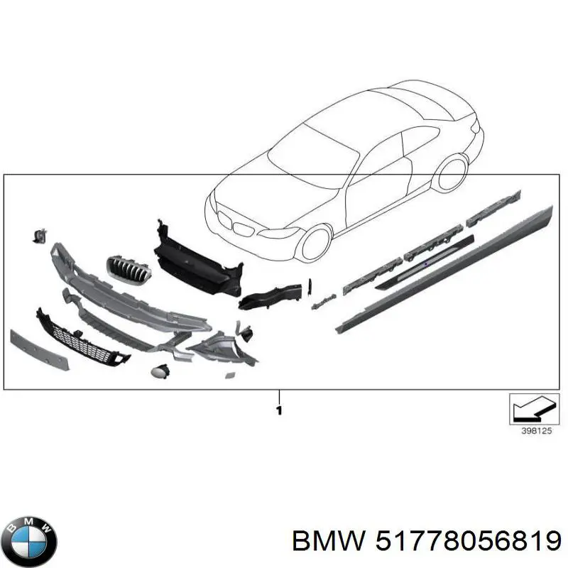 Купить 51778056819 BMW 