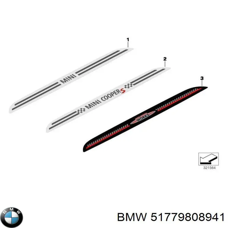 51779808941 BMW новая оригинальная запчасть под заказ