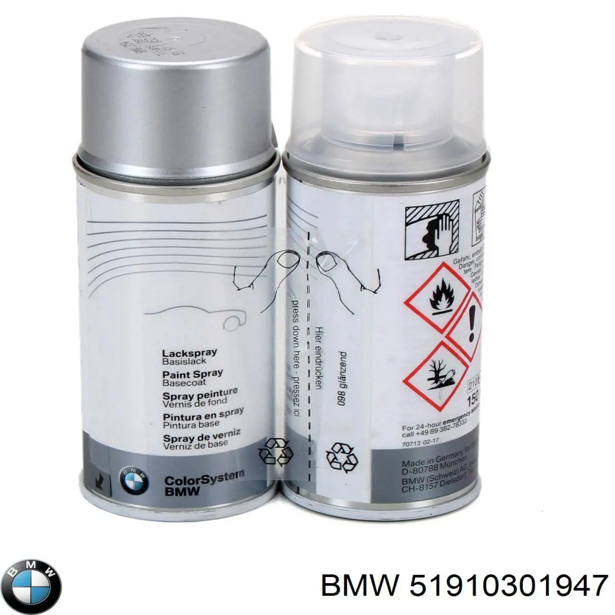 Подкраска (карандаш) 51910301947 BMW