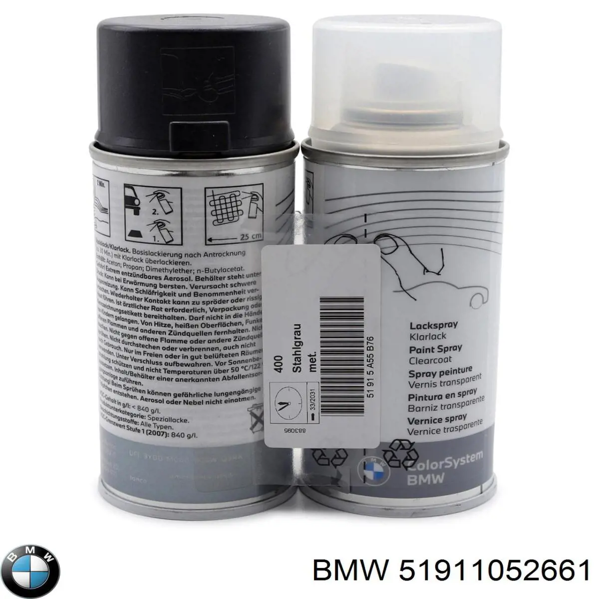 Подушка безопасности водителя 51911052661 BMW