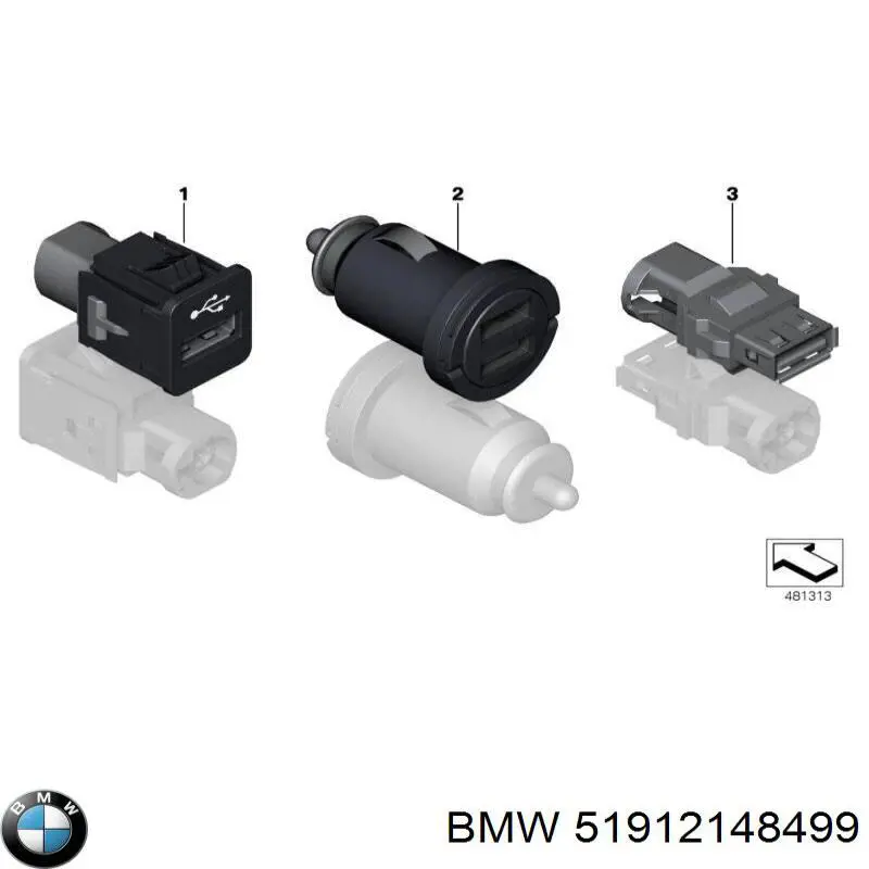  BMW 51912148499 цена, от 29.65 USD