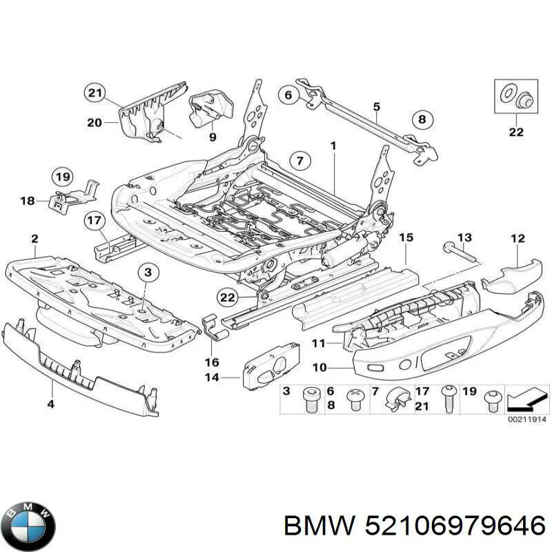 BMW 52106979646 цена, от 19.75 USD