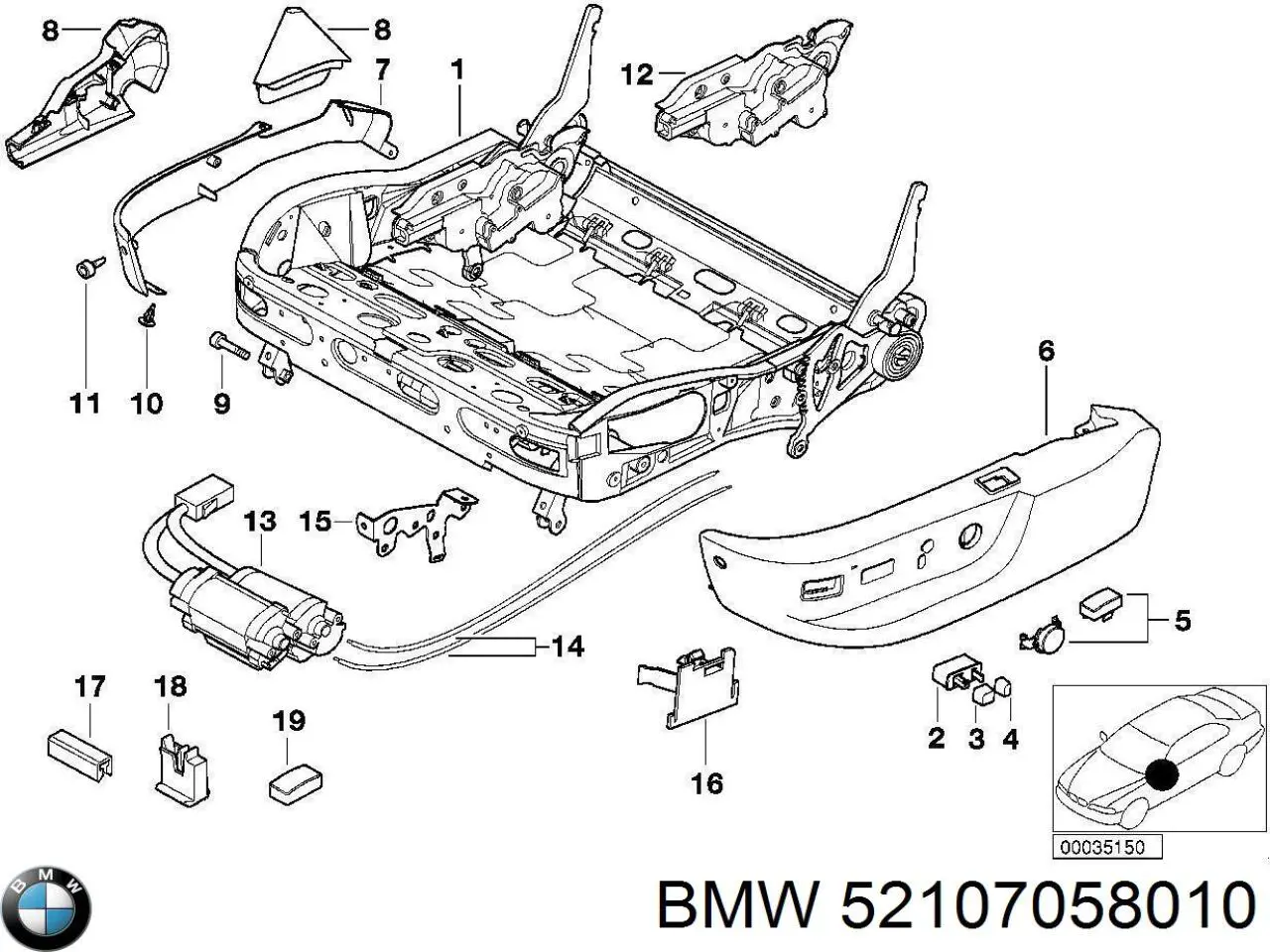  52107058010 BMW