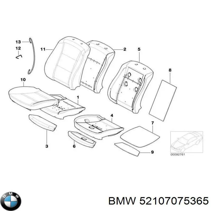 Купить 52107075365 BMW 