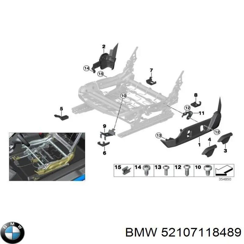  BMW 52107118489 цена, от 14.11 USD