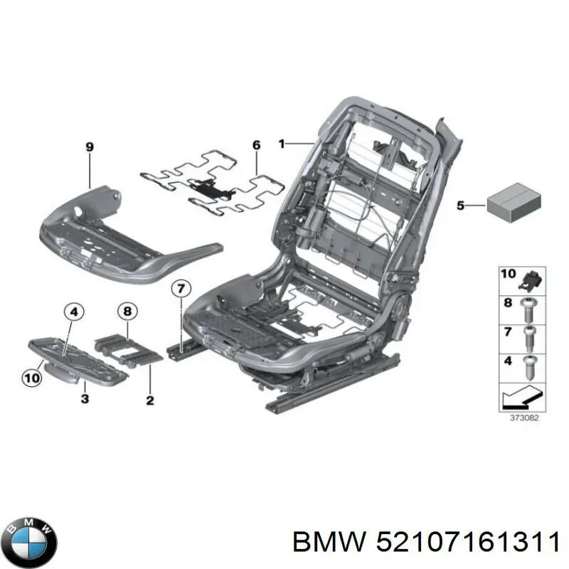 Купить 52107161311 BMW 