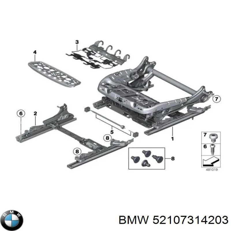  BMW 52107314203 цена, от 79.75 USD