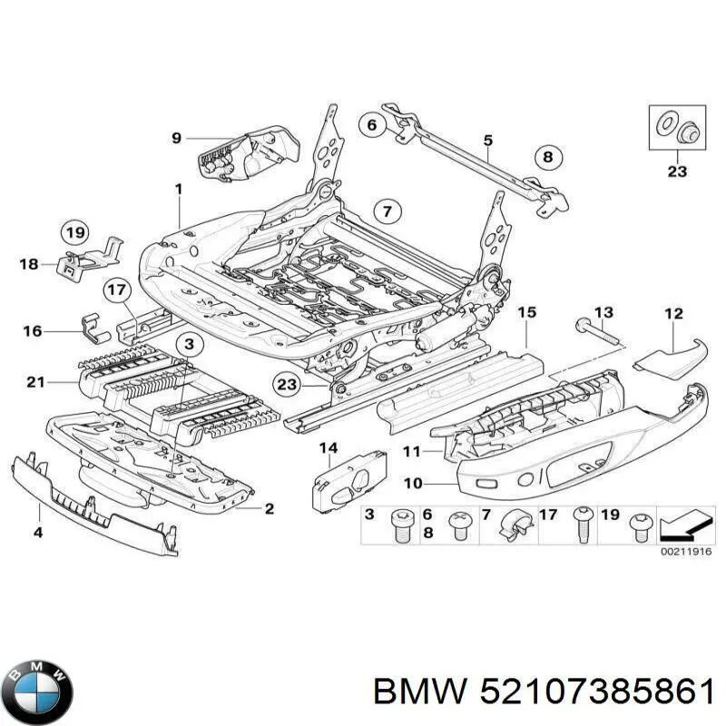 Купить 52107385861 BMW 