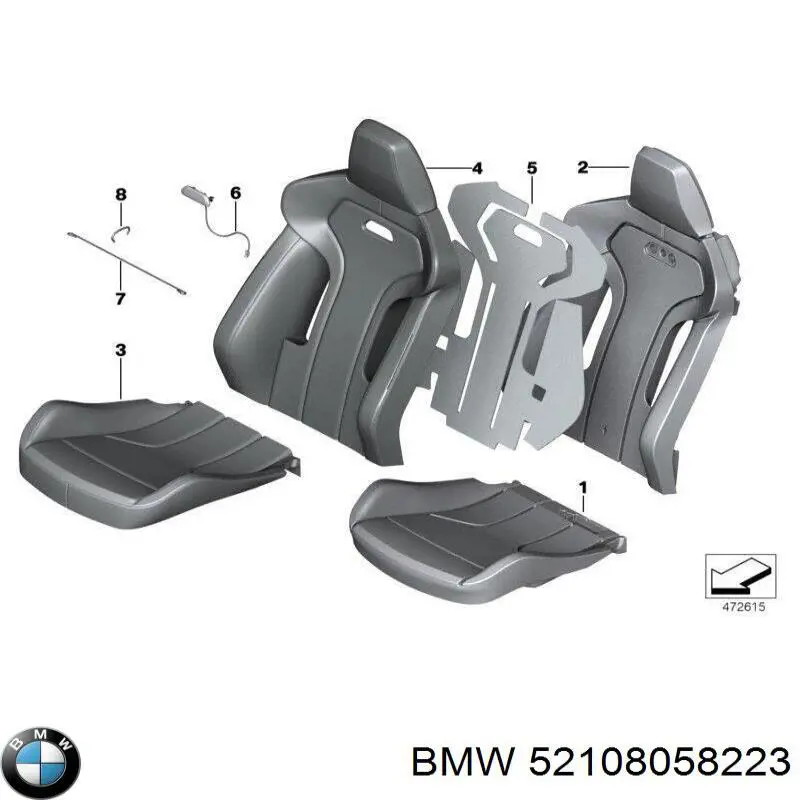 52108058223 BMW 