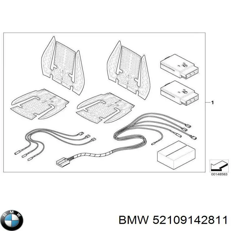  BMW 52109142811 цена, от 135.58 USD