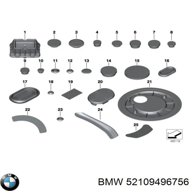 Купить 52109496756 BMW 