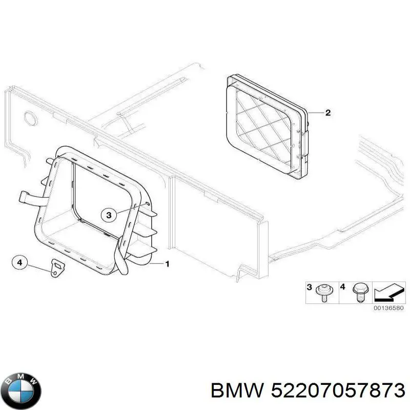  BMW 52207057873 цена, от 502.45 USD