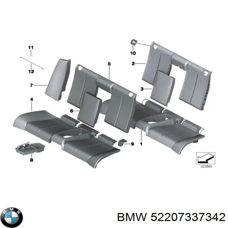  BMW 52207337342 цена, от 61.51 USD