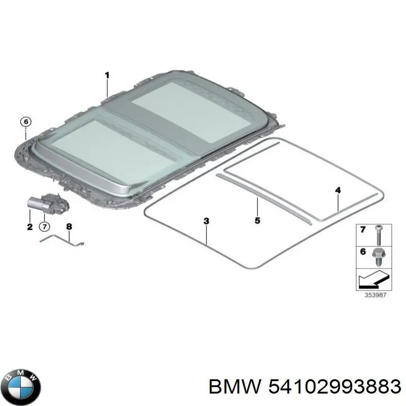 Замок открывания лючка бензобака 54102993883 BMW