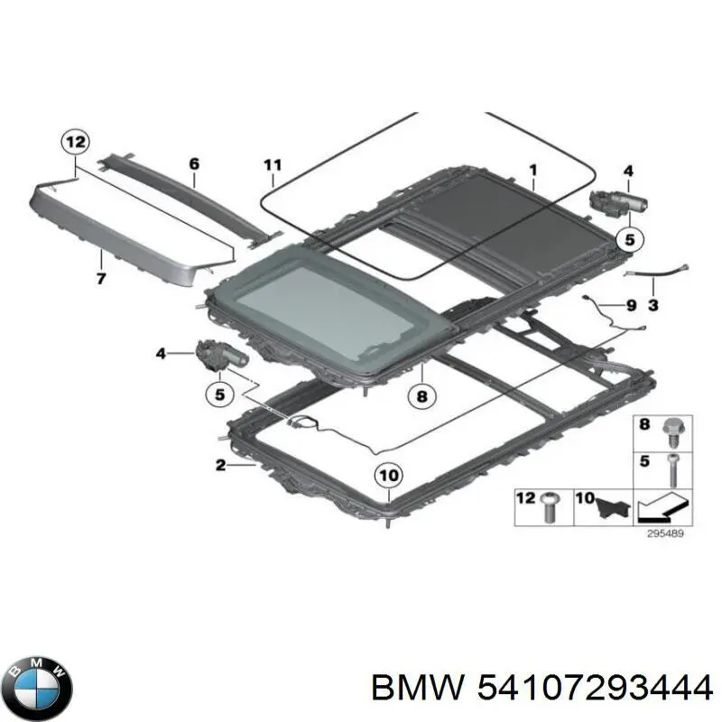 54107293444 BMW fecho de abertura do alcapão do tanque de combustível