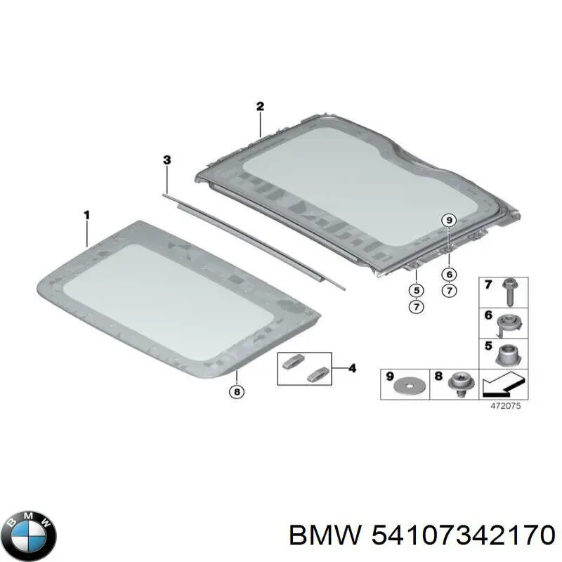  BMW 54107342170 цена, от 1082.62 USD