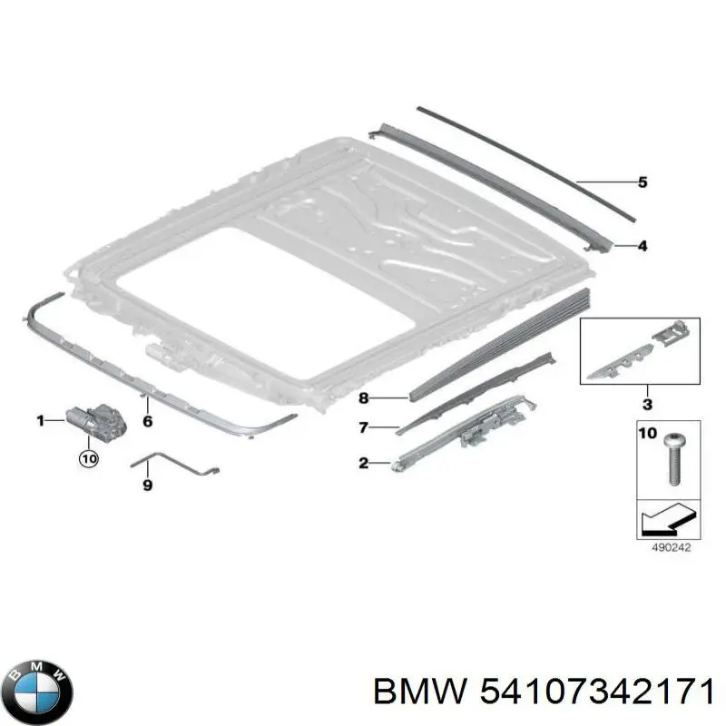  BMW 54107342171 цена, от 443.43 USD