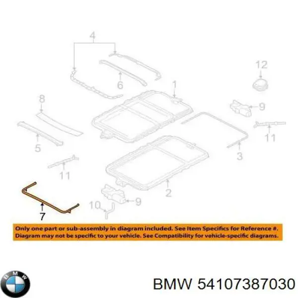  BMW 54107387030 цена, от 236.01 USD