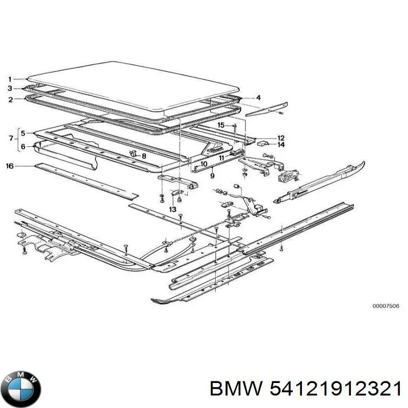 Крышка (пробка) расширительного бачка BMW 54121912321