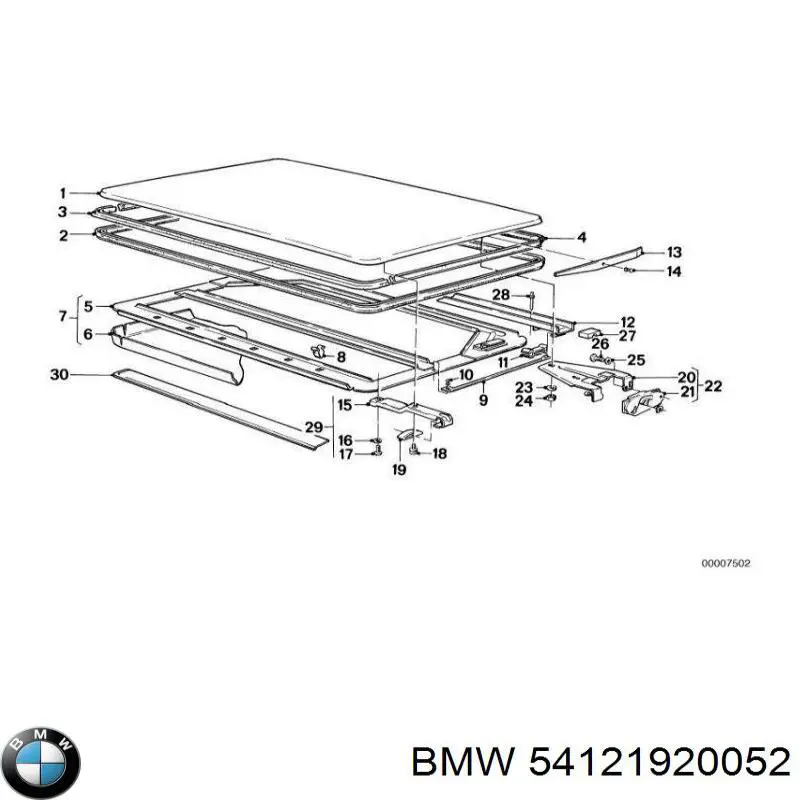 Прокладка масляного фильтра 54121920052 BMW