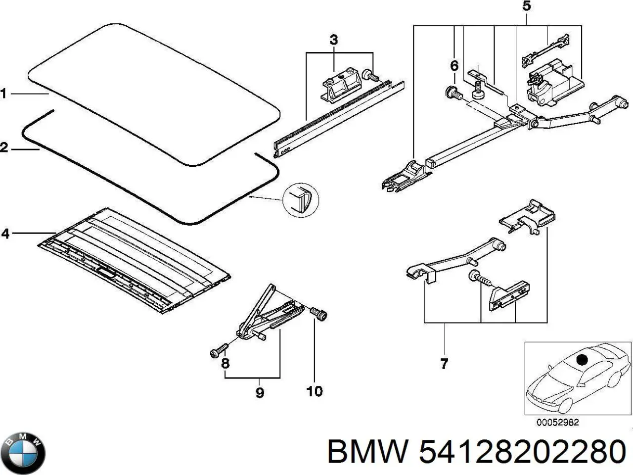  54128202280 BMW