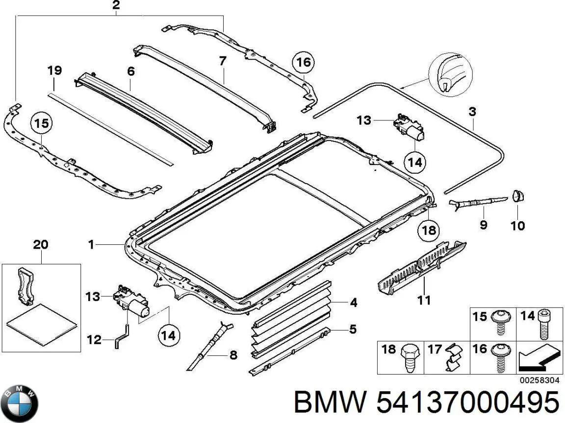  BMW 54137000495 цена, от 12.56 USD