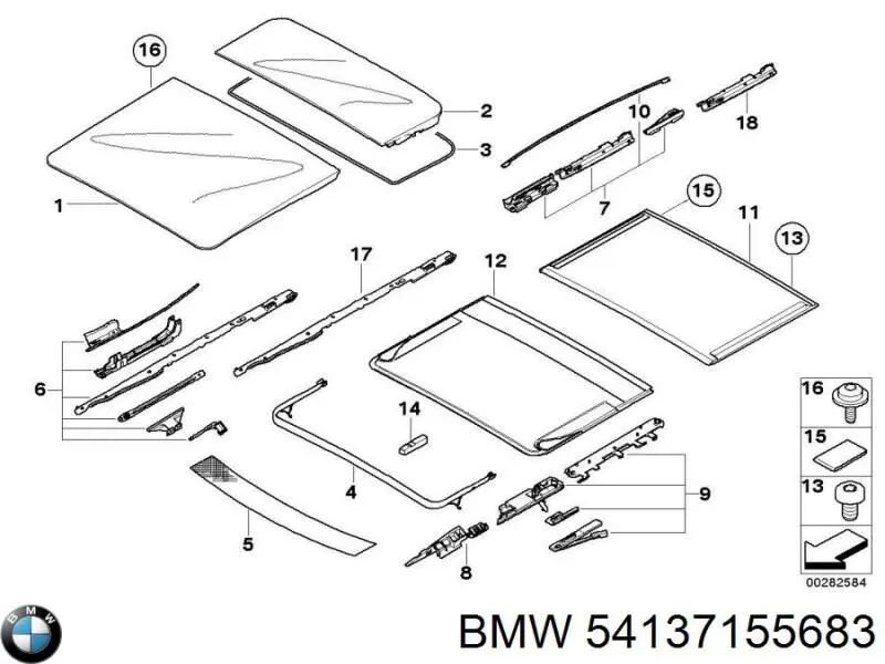 7005401 Autotechteile Детали крышки багажного люка