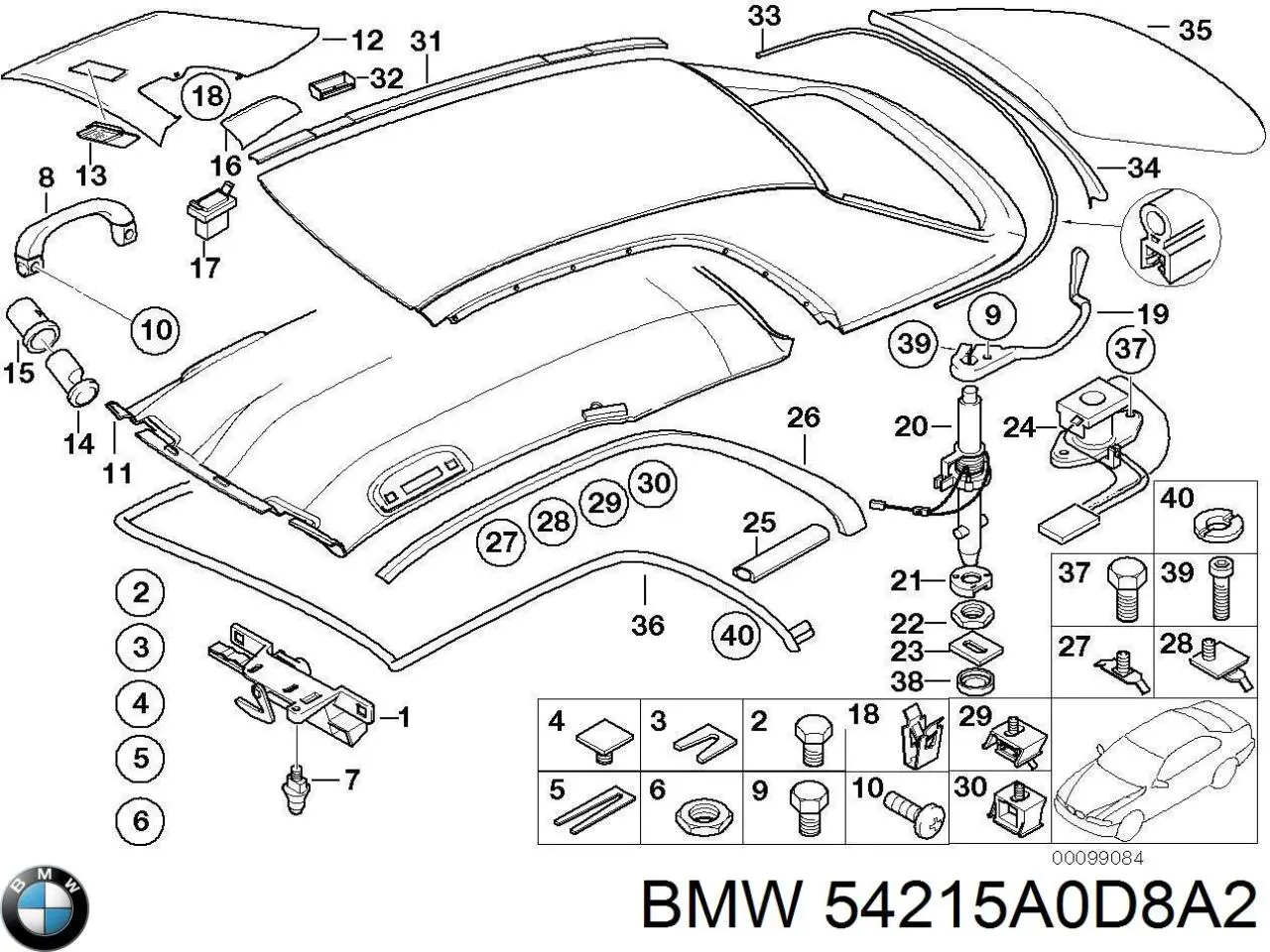  54215A0D8A2 BMW