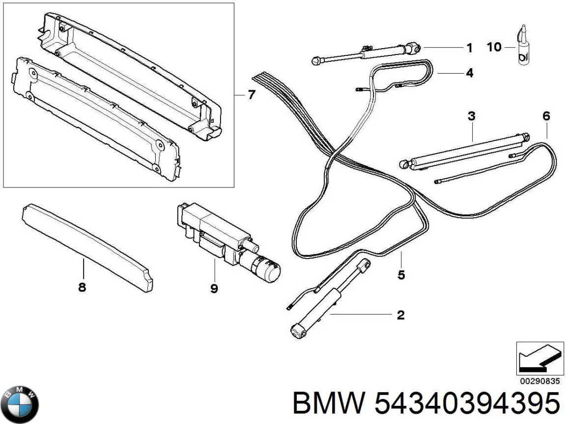 Жидкость для гидроподвески BMW 54340394395 цена, от 474.47 UAH