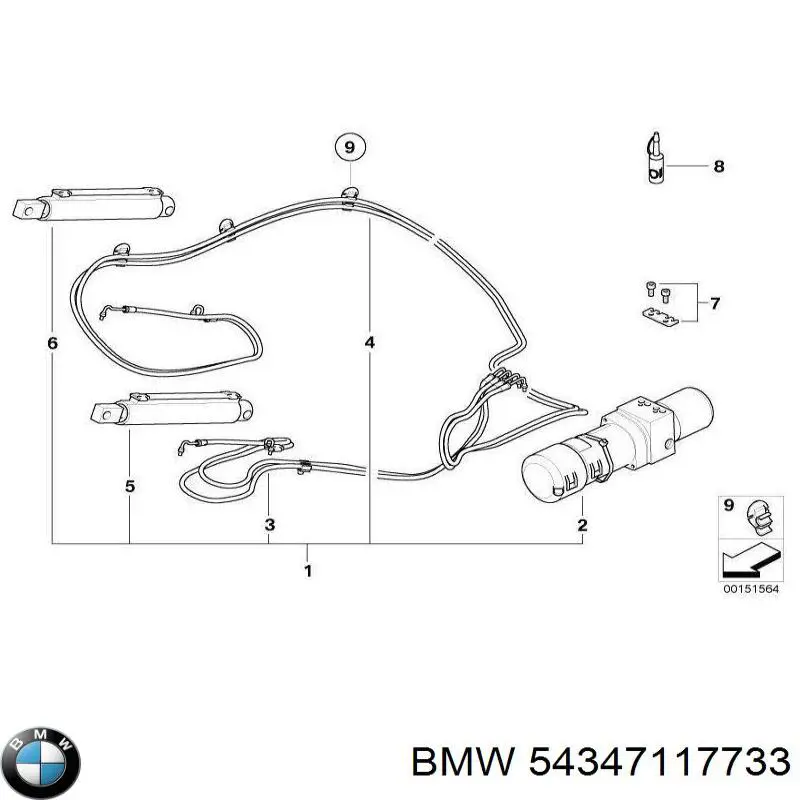 54347117733 BMW масло системы активной подвески