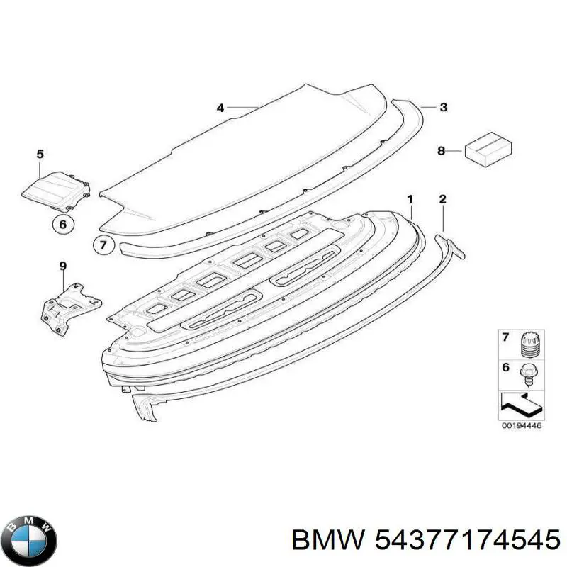  BMW 54377174545 цена, от 1027.58 USD