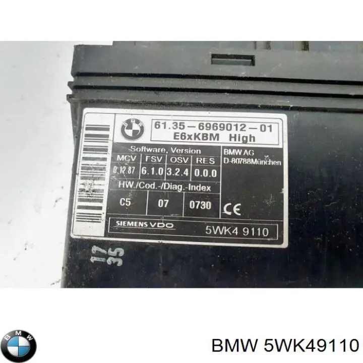 5WK49110 BMW 