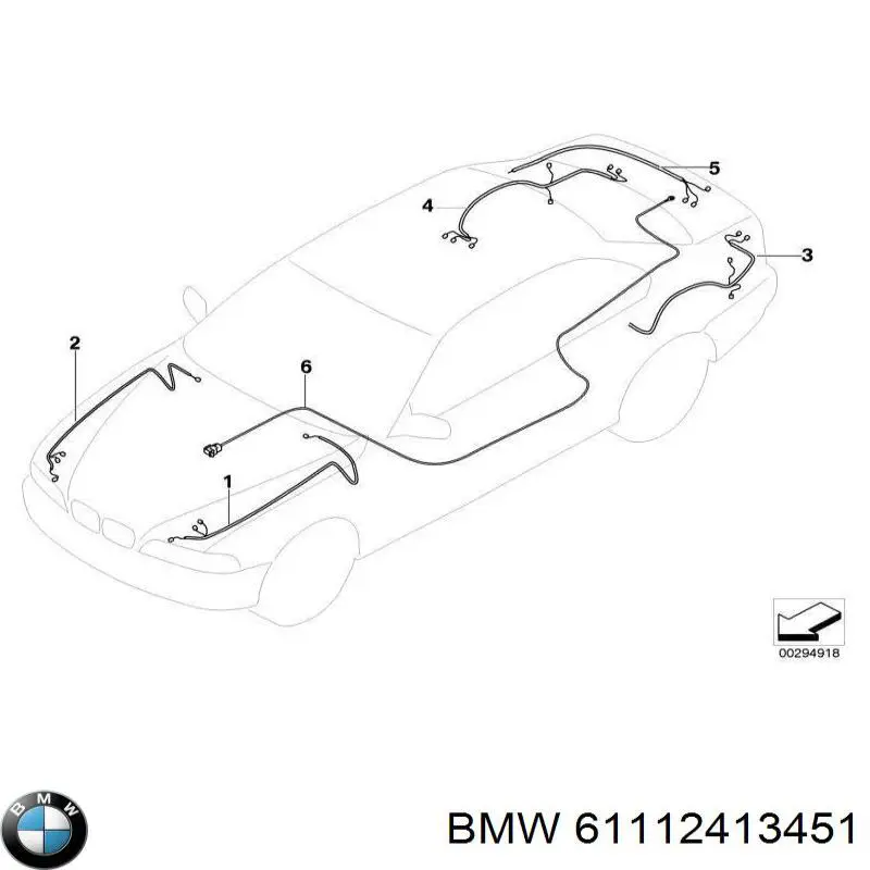  BMW 61112413451 цена, от 82.35 USD