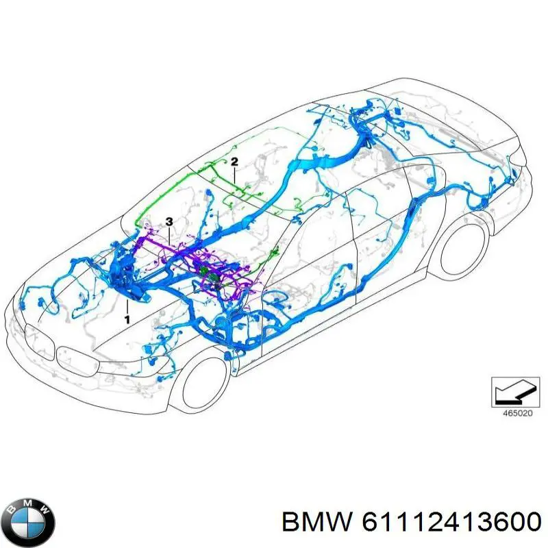 61112413600 BMW 