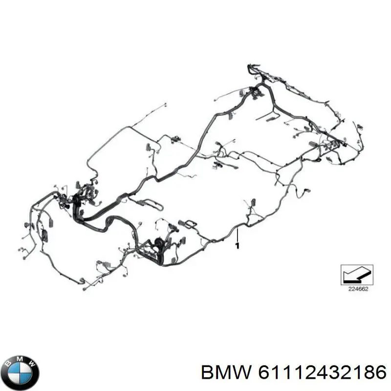 61112432186 BMW 