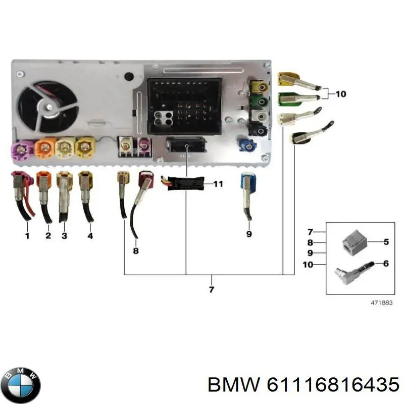 61116816435 BMW 