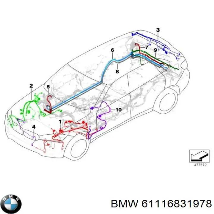 61116831978 BMW 