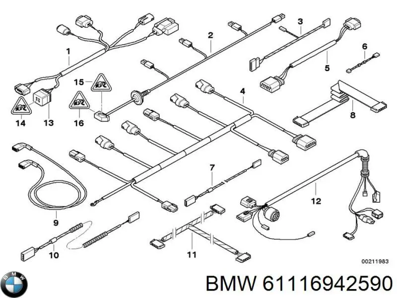 Купить 61116942590 BMW 