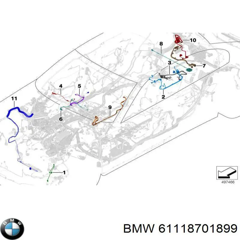 61118701899 BMW 