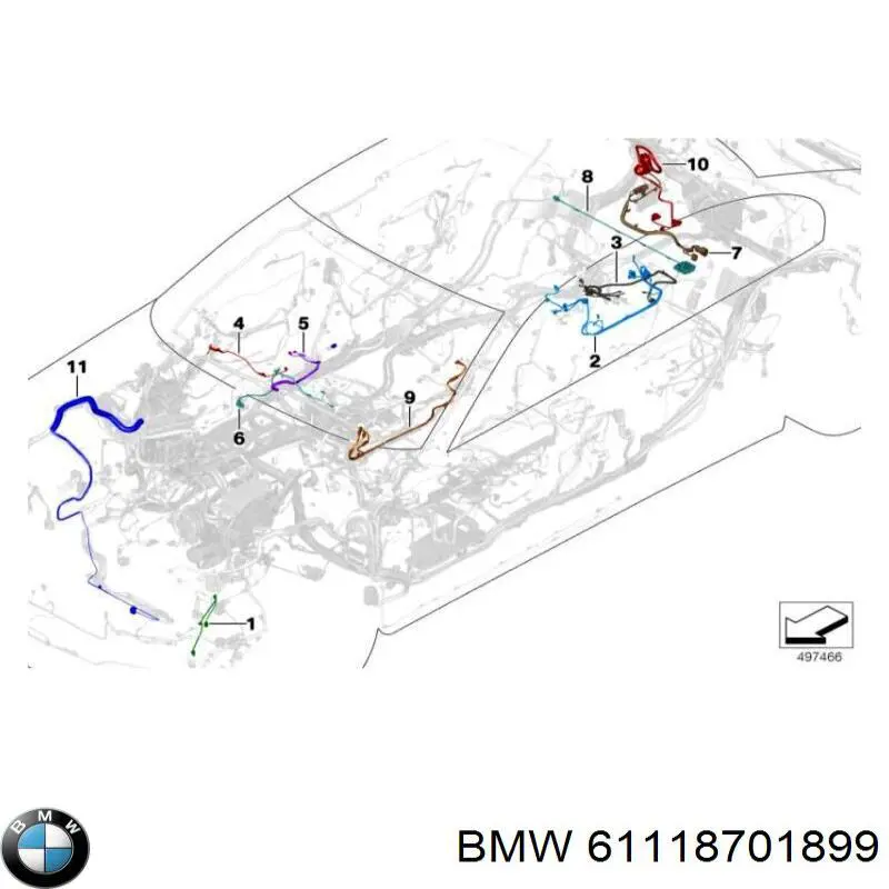  BMW 61118701899 цена, от 164.92 USD