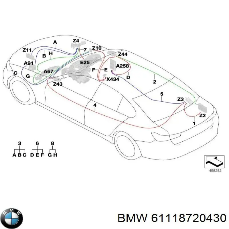 61118720430 BMW 