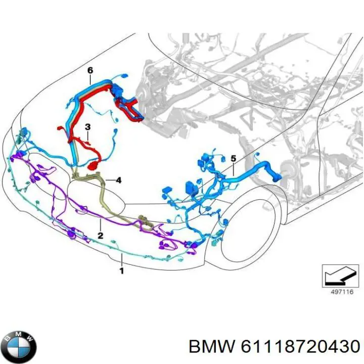  BMW 61118720430 цена, от 198.10 USD