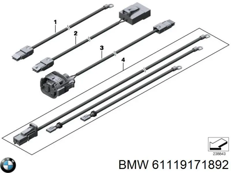 61119171892 BMW 