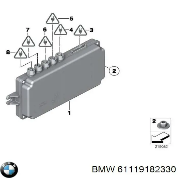 61119182330 BMW 