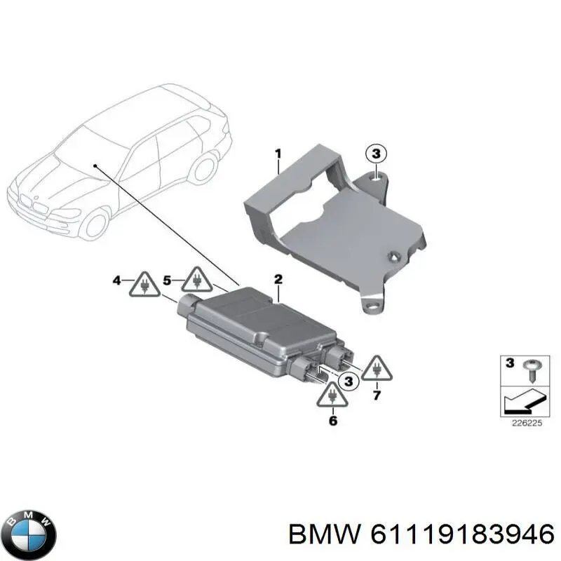 61119183946 BMW 
