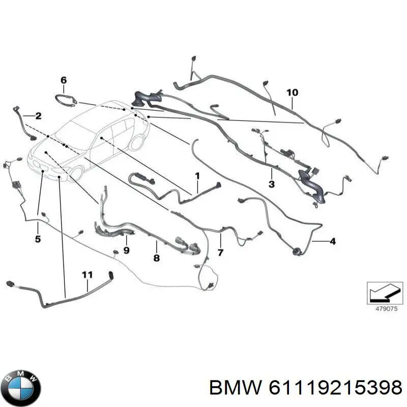 61119215398 BMW 