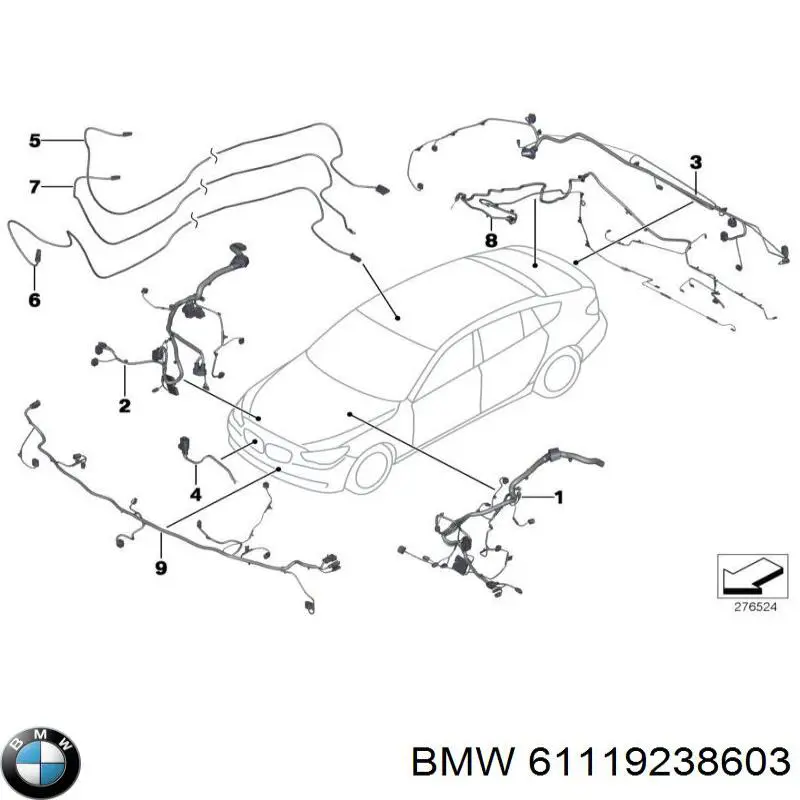61119238603 BMW 
